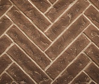 Majestic - Brick Interior Panels - Herringbone - Tavern Brown - BRICK36MPLTBH