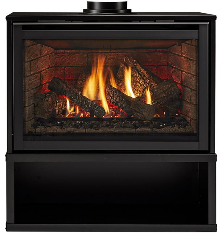 Majestic Trilliant Freestanding 30 Direct Vent Gas Stove with intellifire touch system