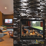 Kingsman - 43" Clean View Direct Vent See-Through Gas Fireplace with Media -  MCVST42