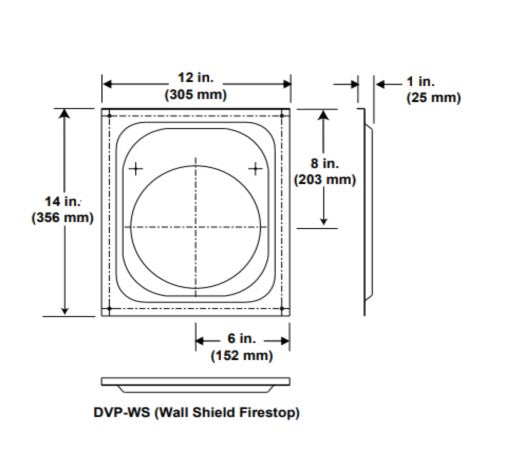 Majestic - DVP Wall Shield (6 piece)-DVP-WSM