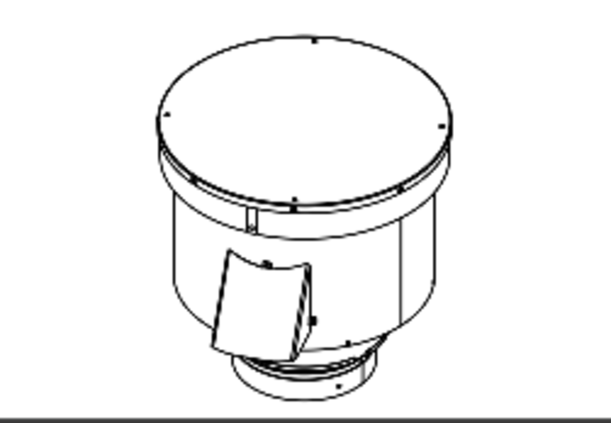 Majestic PVV-SLP Vertical Power Vent With DVP Storm Collar