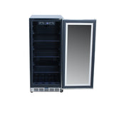 Outdoor Rated Fridge with Glass Door - 15" 3.2C - Summerset