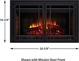 SimpliFire - 35" Mission Door Front - Operable - FT-MISSION-35