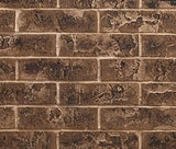 Majestic 36-Inch Tavern Brown Stacked Brick Interior Panels for Meridian Platinum 36-Inch Fireplace