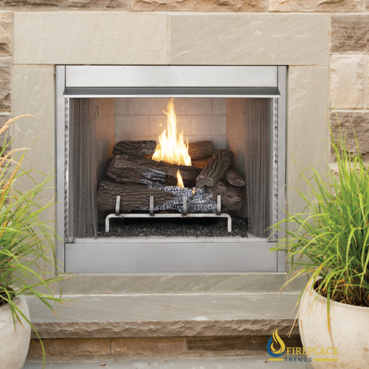 Superior - Outdoor - Vent-Free Gas Fireplace - 36" - VRE3236