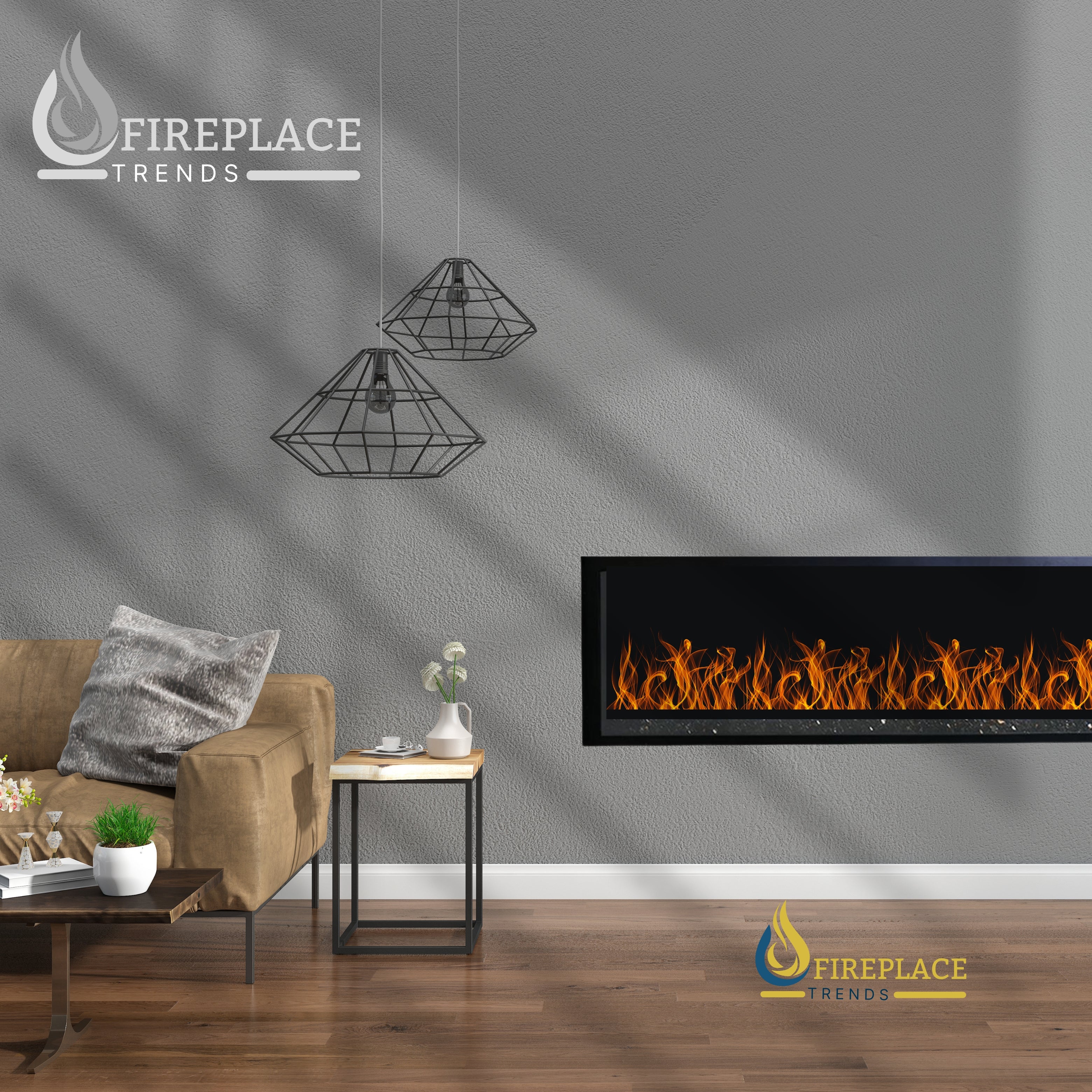 Superior -  48" - Linear Contemporary Vent-Free Natural Gas Fireplace - VRL6048