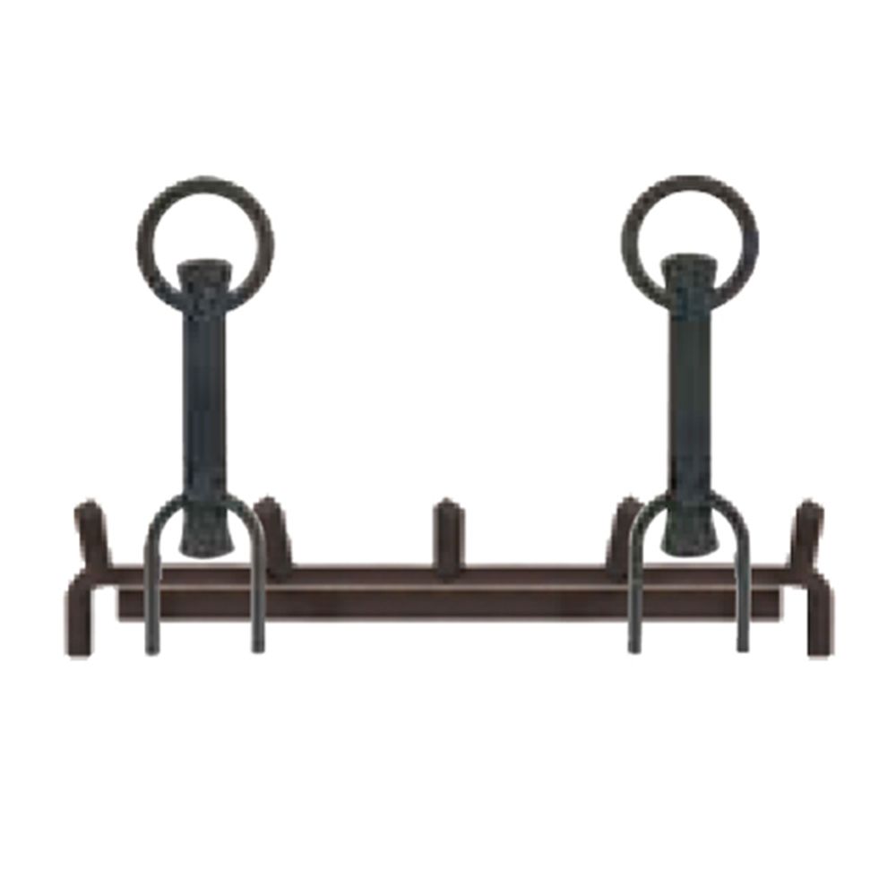 Mission Andiron Kit for Gas Fireplaces -  AKC-LSM