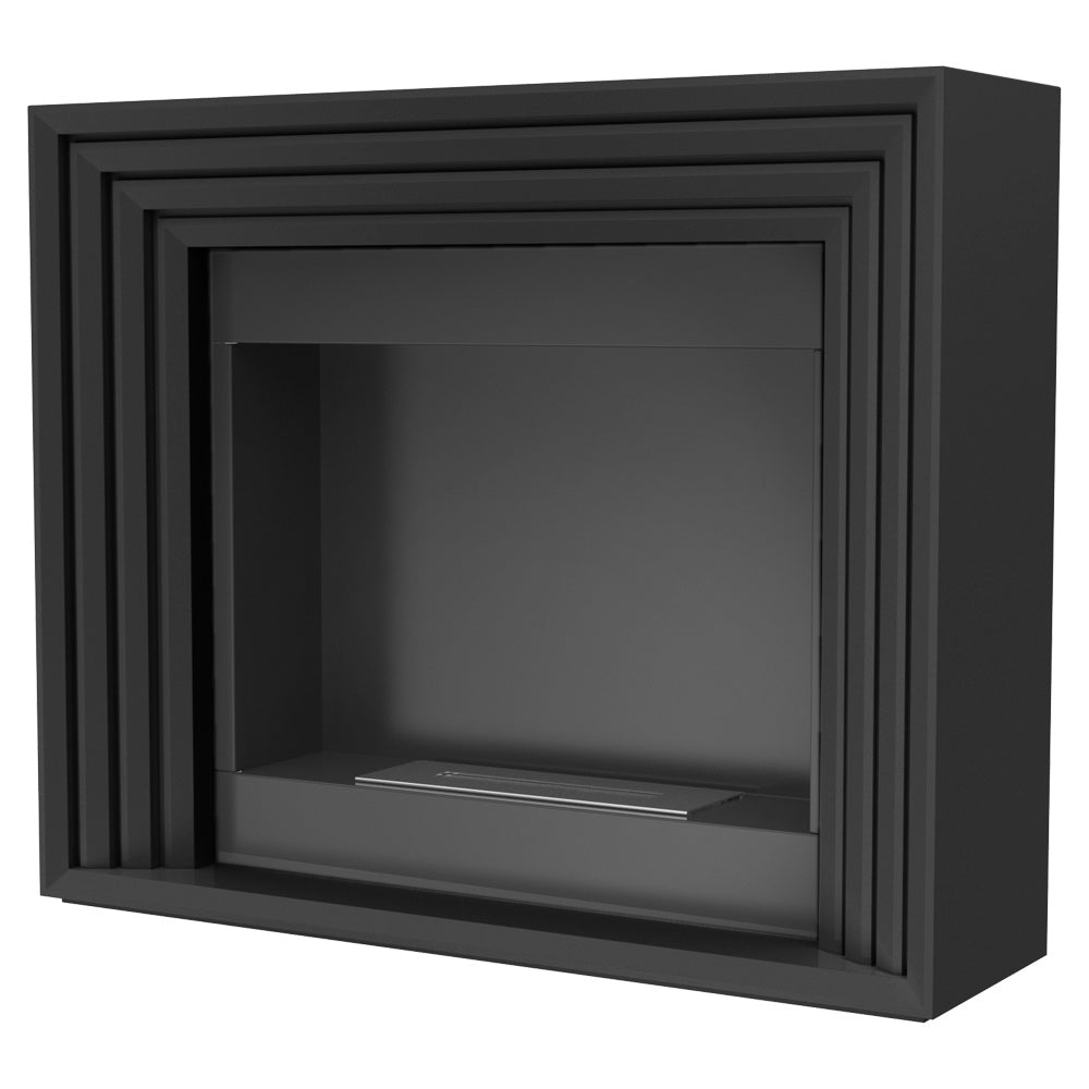 Portal Bio-fireplace AMALFI black - AMALFI/FP/B