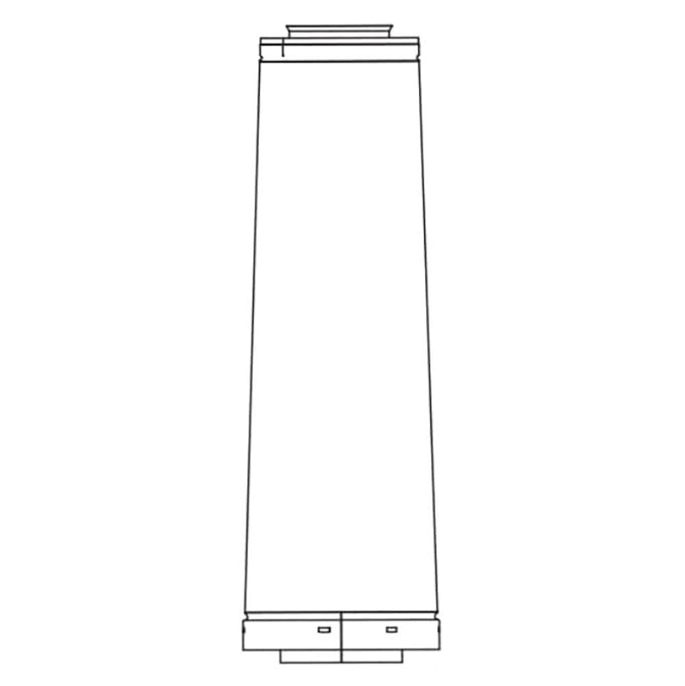 Majestic - DVP to SLP 24" (640mm) pipe length adapter-DVP-SLP24