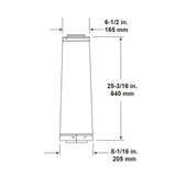 Majestic - DVP to SLP 24" (640mm) pipe length adapter-DVP-SLP24