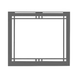 Majestic - Contemporary Rectangular Door 42" overlap front - Pewter-CRD42PT