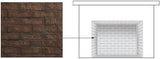Majestic Brick interior panels ST42 - Cottage Red-BRICKMQ42STCR