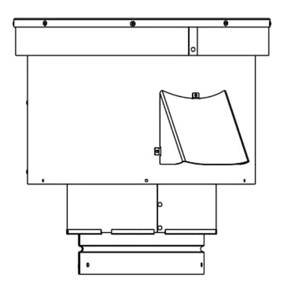 Majestic PVV-SLP Vertical Power Vent With DVP Storm Collar