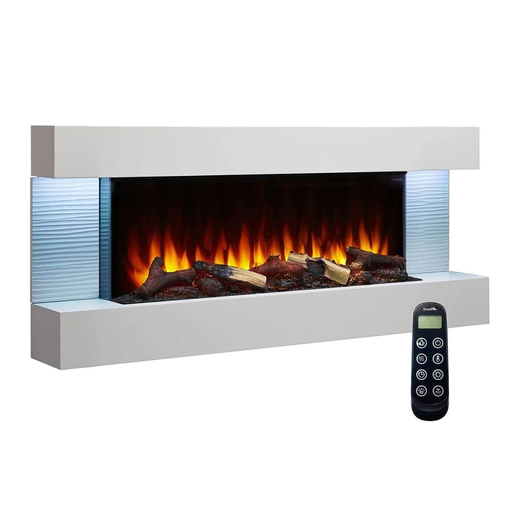 SimpliFire - Format 36" Electric Wall Mount Fireplace (Requires Floating Mantel Kit to complete) - SF-FORMAT36