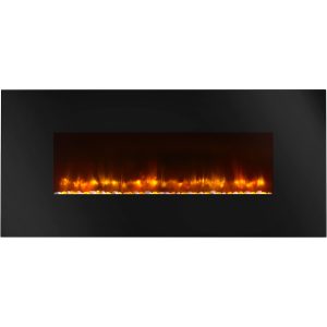 SimpliFire - Wall-Mount Electric Fireplace - 58" - SF-WM58-BK