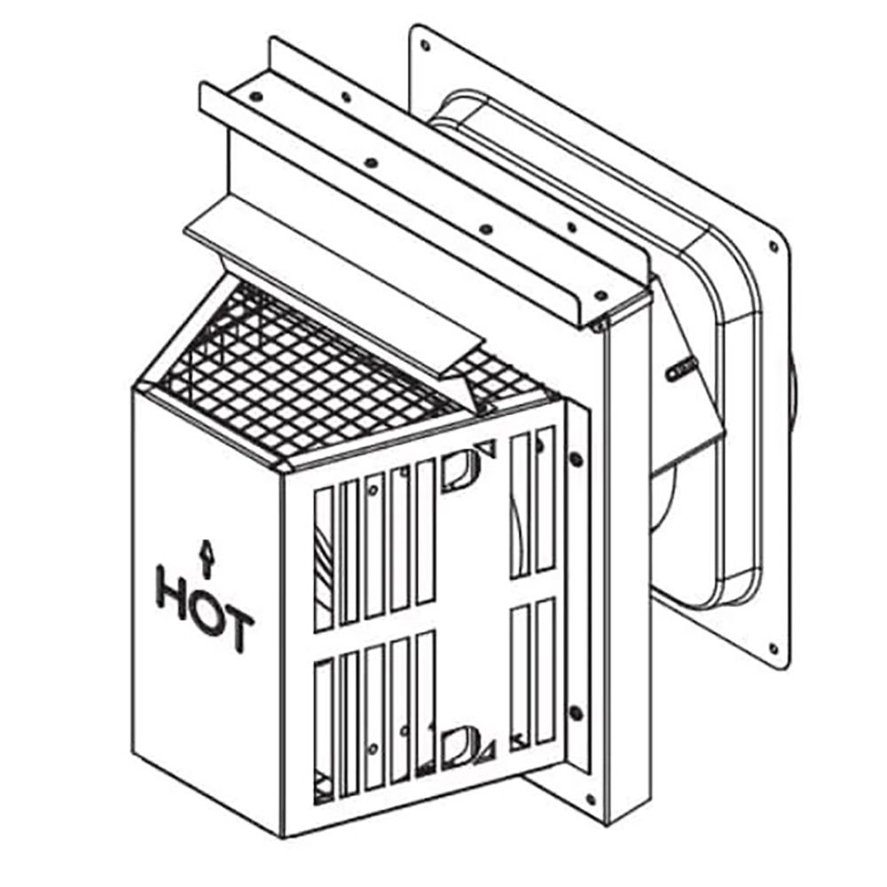 Majestic - Horizontal high wind trapezoid termination (inlcudes 1 - SLP-WS)-SLP-HHW2