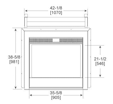 Twilight 36" Indoor/Outdoor See-Through Gas Fireplace