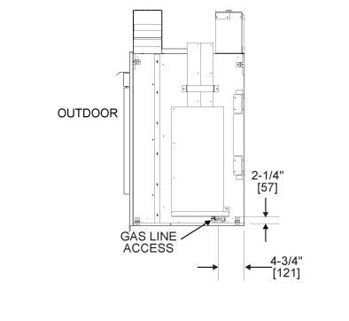 Twilight 36" Indoor/Outdoor See-Through Gas Fireplace