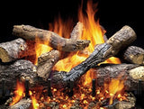 Majestic Fireside Grand Oak Vented Gas Log Set - Burner-Hearth Kit
