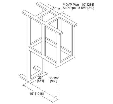 Majestic PIER-DV36IN Pier 36-Inch Direct Vent Multi-Sided Gas Fireplace